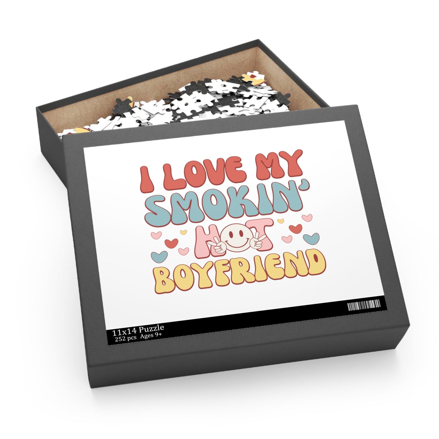 Valentine's Day Puzzle (252 Pieces), Valentine's Day Gift, VDay Gift, Gift For Boyfriend, Valentine Puzzle Gift, Romantic Gift