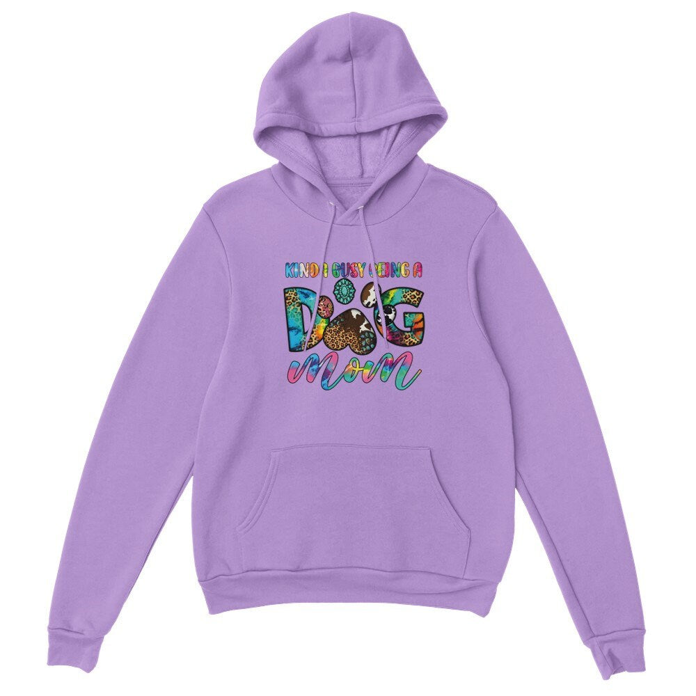 Dog Mom Premium Unisex Pullover Hoodie With Multiple Color Options and Sizes | Gift For Dog Lovers | Dog Mom Gift | Pet Lover Apparel