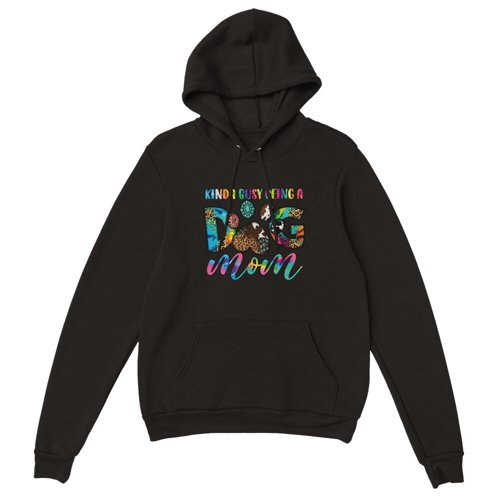 Dog Mom Premium Unisex Pullover Hoodie With Multiple Color Options and Sizes | Gift For Dog Lovers | Dog Mom Gift | Pet Lover Apparel