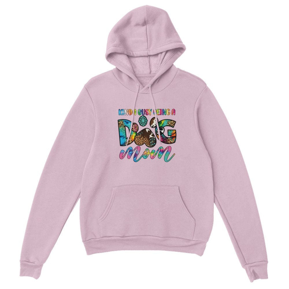 Dog Mom Premium Unisex Pullover Hoodie With Multiple Color Options and Sizes | Gift For Dog Lovers | Dog Mom Gift | Pet Lover Apparel