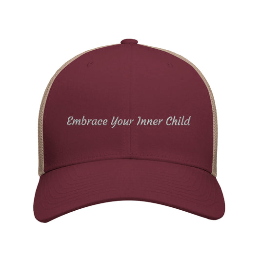 Embrace Your Inner Child Retro Trucker Cap | Vintage-Inspired Hat | Agere Accessory | Fashion Statement | Adult Kidcore Style | Unisex Cap