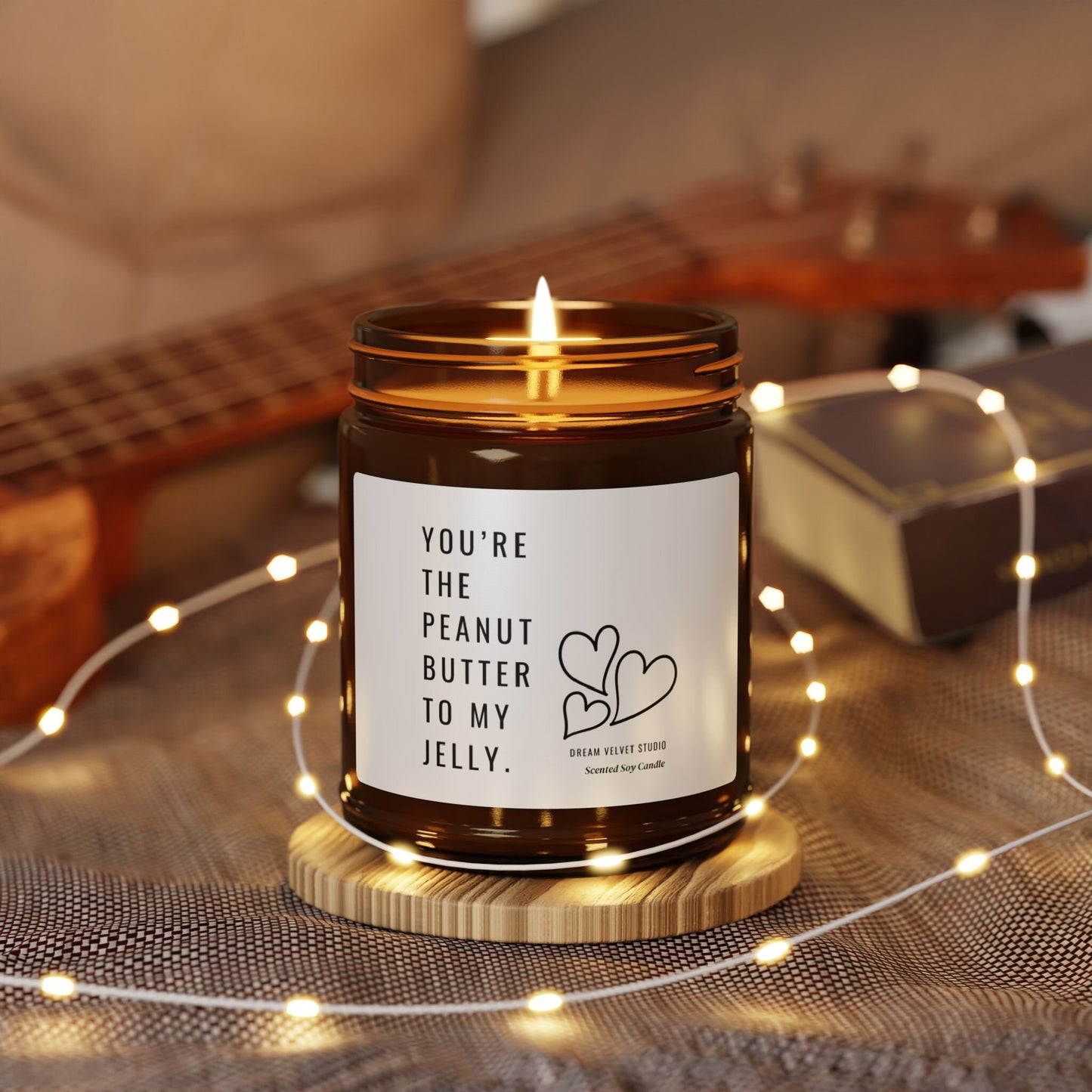 You're The Peanut Butter To My Jelly Scented Soy Candle | Birthday Gift | Love Candle | Best Friend Gift | BFF Gift | Funny Candle Gift