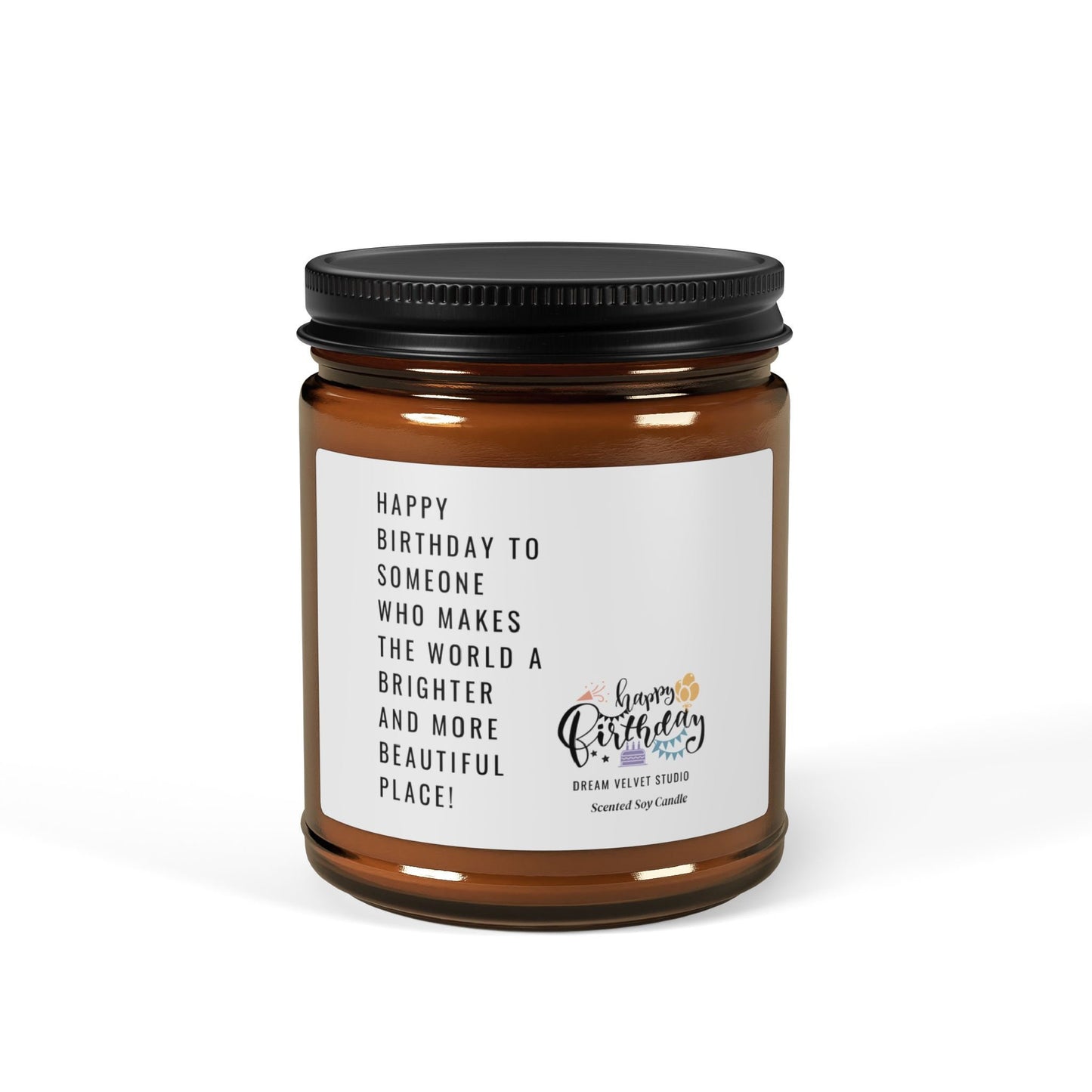 Happy Birthday Wish Scented Soy Candle | Birthday Gift Candle | Birthday Present | Celebration Candle | Festive Candle | Party Candle